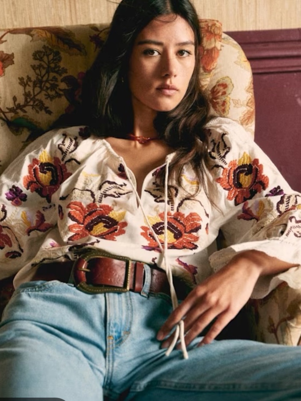 Sezane Bertille Blouse